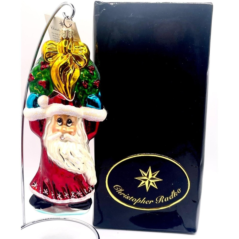 1999 Christopher Radko Santa Jubilee 6" Ornament 99-178-0